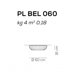 LUBINIS ŠVIESTUVAS BELL D60 BALTAS | ĮVAIRIŲ SPALVŲ pristatymas