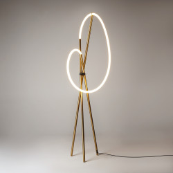 PASTATOMAS LED ŠVIESTUVAS CROCHET 36W ŽALVARIO SPALVOS kaina