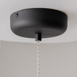PAKABINAMAS LED ŠVIESTUVAS SPIRITO 12W DŪMINTO STIKLO SPALVOS skubiai