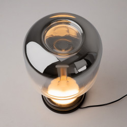 STALINIS LED ŠVIESTUVAS SPIRITO 18W DŪMINTO STIKLO SPALVOS pigiau