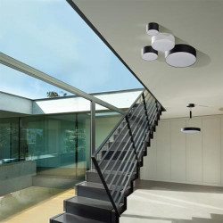 LUBINIS LED ŠVIESTUVAS MONZA D40 50W JUODAS kaina