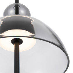 PAKABINAMAS LED ŠVIESTUVAS BANGKOK ROUND 12W D25 PILKAS pigiau