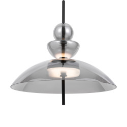 PAKABINAMAS LED ŠVIESTUVAS BANGKOK 12W D40 DŪMINTO STIKLO SPALVOS kaina