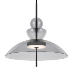 PAKABINAMAS LED ŠVIESTUVAS BANGKOK 12W D40 PILKAS kaina