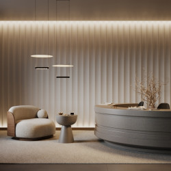 PAKABINAMAS LED ŠVIESTUVAS AMBIENCE 30W D60 BALTAS pigiau