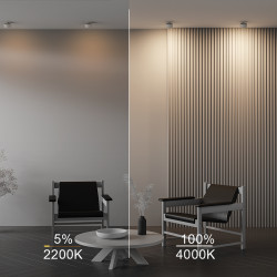 ĮLEIDŽIAMAS LED ŠVIESTUVAS ONDA 12W BALTAS pigiau