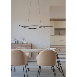 PAKABINAMAS LED ŠVIESTUVAS GRISOLIA 20W  JUODAS kaina