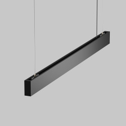 PAKABINAMAS LED ŠVIESTUVAS BASIS 36W CCT L112,5 JUODAS DIMERIUOJAMAS pigiau