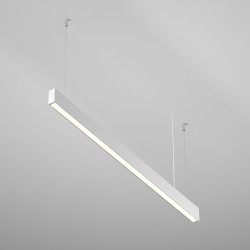 PAKABINAMAS LED ŠVIESTUVAS BASIS 36W CCT L112,5 BALTAS DIMERIUOJAMAS kaina