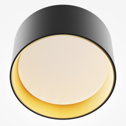 LUBINIS LED ŠVIESTUVAS VEGA 12W JUODOS | AUKSO SPALVOS kaina