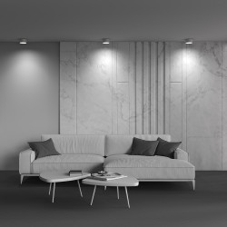 LUBINIS LED ŠVIESTUVAS VEGA 15W BALTAS skubiai