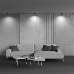 LUBINIS LED ŠVIESTUVAS VEGA 8W JUODOS | AUKSO SPALVOS skubiai