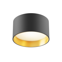 LUBINIS LED ŠVIESTUVAS VEGA 8W JUODOS | AUKSO SPALVOS