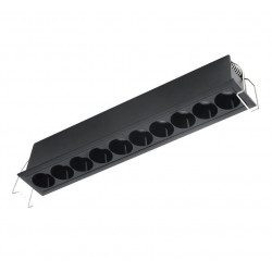 ĮLEIDŽIAMAS LED ŠVIESTUVAS TETRIX 20W CCT JUODAS DIMERIUOJAMAS