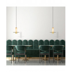 PAKABINAMAS LED ŠVIESTUVAS 2549 7W AUKSO SPALVOS DIMERIUOJAMAS kaina