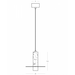 PAKABINAMAS LED ŠVIESTUVAS 2549 7W AUKSO SPALVOS DIMERIUOJAMAS pigiau