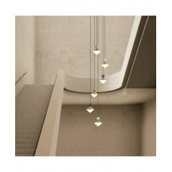 PAKABINAMAS LED ŠVIESTUVAS 25102 40W ĮVAIRIŲ SPALVŲ DIMERIUOJAMAS kaina