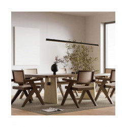 PAKABINAMAS LED ŠVIESTUVAS 2556 32W L152 JUODAS DIMERIUOJAMAS kaina