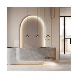 PAKABINAMAS LED ŠVIESTUVAS 25347 7W AUKSO SPALVOS kaina