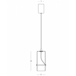 PAKABINAMAS LED ŠVIESTUVAS 2533 6W DŪMINTAS STIKLAS STEP DIM kaina