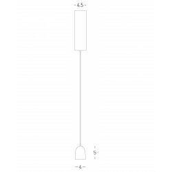 PAKABINAMAS LED ŠVIESTUVAS 25137 7W JUODAS pigiau