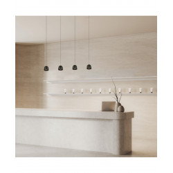 PAKABINAMAS LED ŠVIESTUVAS 25137 7W JUODAS kaina