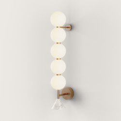 SIENINIS LED ŠVIESTUVAS SOKO 15W aukso spalvos