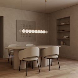 PAKABINAMAS LED ŠVIESTUVAS SOKO 22W L120 AUKSO SPALVOS kaina
