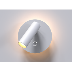 SIENINIS LED ŠVIESTUVAS LUNARA 9W CCT BALTAS kaina