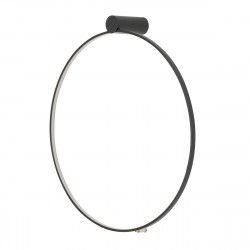 LUBINIS | SIENINIS LED ŠVIESTUVAS CIRCOLO D60 21W 3000K JUODAS kaina
