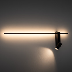 SIENINIS LED ŠVIESTUVAS EASY RIGHT 11W JUODAS pigiau