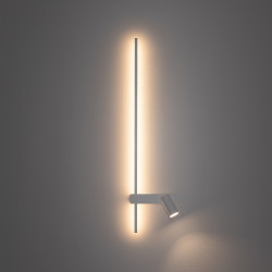SIENINIS LED ŠVIESTUVAS EASY LEFT 11W BALTAS kaina