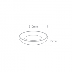LUBINIS LED ŠVIESTUVAS PLAFO 62144N/W/V 50W CCT BALTAS DIM pigiau