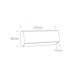 SIENINIS LED ŠVIESTUVAS 67386C/W/V 4W CCT BALTAS pigiau