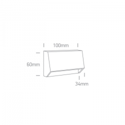 SIENINIS LED ŠVIESTUVAS 67386A/AN/V 1,5W CCT TAMSIAI PILKAS pigiau