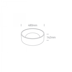 LUBINIS LED ŠVIESTUVAS PLAFO 67452/W/V 35W CCT BALTAS kaina