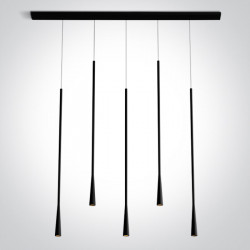 PAKABINAMAS LED ŠVIESTUVAS 63076E/B/W 25W JUODAS