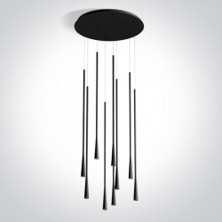 PAKABINAMAS LED ŠVIESTUVAS 63076D/B/W 45W JUODAS
