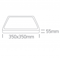 LUBINIS LED ŠVIESTUVAS PLAFO 67220E/W/V 35W CCT BALTAS kaina