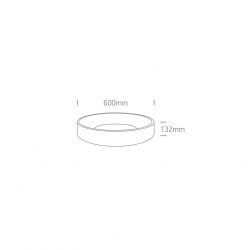 LUBINIS LED ŠVIESTUVAS 62142N/W/V 42W CCT BALTAS DIM kaina