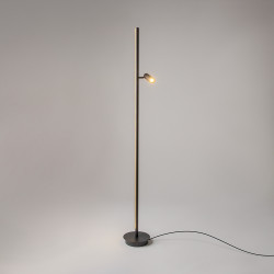 PASTATOMAS LED ŠVIESTUVAS THIN 14W JUODAS kaina