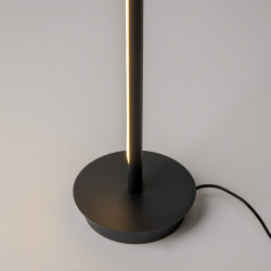 PASTATOMAS LED ŠVIESTUVAS THIN 14W JUODAS skubiai