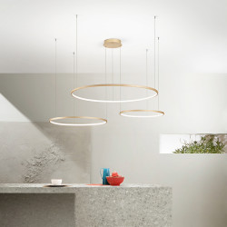 PAKABINAMAS LED ŠVIESTUVAS SOEL 3 103W AUKSO SPALVOS DIM kaina