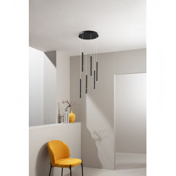 PAKABINAMAS LED ŠVIESTUVAS TUBIC 6 42W JUODAS DIM kaina