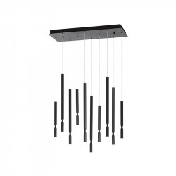 PAKABINAMAS LED ŠVIESTUVAS TUBIC 10 70W JUODAS DIM
