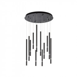 PAKABINAMAS LED ŠVIESTUVAS TUBIC 12 84W JUODAS DIM