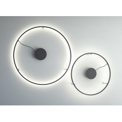 SIENINIS | LUBINIS LED ŠVIESTUVAS U-LIGHT D90 63W RUDAS | TAMSIAI PILKAS skubiai