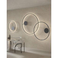 SIENINIS | LUBINIS LED ŠVIESTUVAS U-LIGHT D90 63W RUDAS | TAMSIAI PILKAS pristatymas
