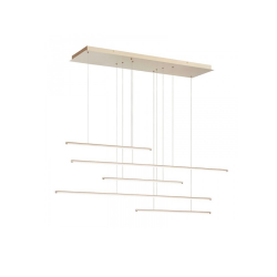 PAKABINAMAS LED ŠVIESTUVAS GENIUS 72W AUKSO SPALVOS DIM