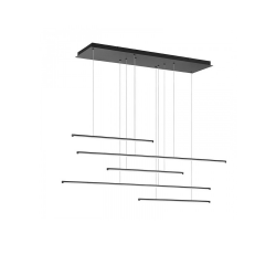PAKABINAMAS LED ŠVIESTUVAS GENIUS 72W JUODAS DIM